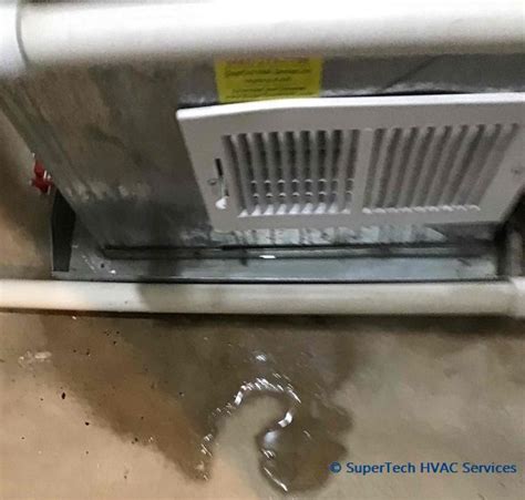 Indoor Air Conditioning Unit Leaking Water Water Leaking Out Of My
