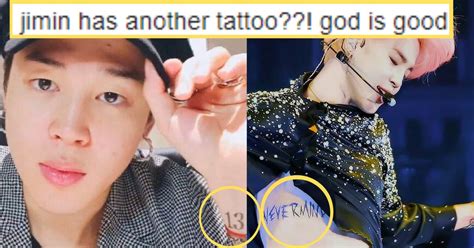These 10 Incredibly Thirsty Tweets About Btss Jimins Tattoos Will