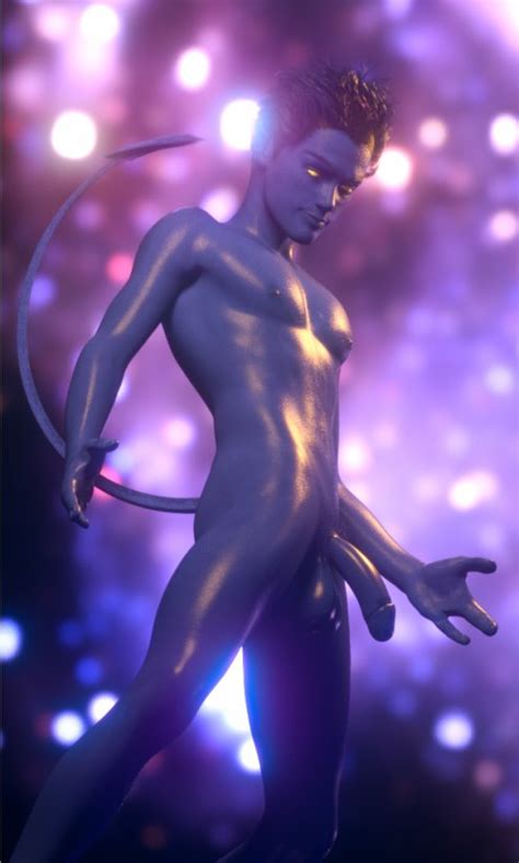 Rule 34 Balls Blue Skin Humanoid Penis Male Male Only