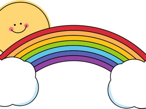 Rainbow Clipart Cute Rainbow Clipart Png Transparent Png Full Size
