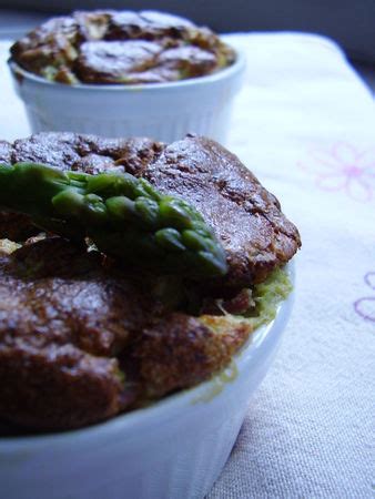 Soufflés d asperges vertes au jambon de Parme Ma cuisine mes livres
