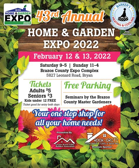 43rd Annual Home And Garden Expo 2022 Insite Brazos Valley Magazine
