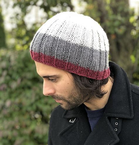 Free Knitting Pattern For Graham Slouchy Beanie Easy Unisex Slouchy