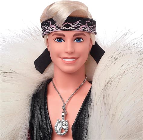 Buy Barbie The Movie Ken Rocker Doll With Fringed Vest And Bandana Barbie Dolls UK Bentzens