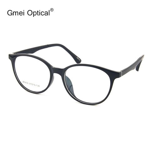Gmei Optical Ultralight Plastic Tr90 Round Full Rim Glasses Frame For Women Eyeglasses With 5
