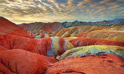 Las Montañas De Color Del Zhangye Danxia En China El Viajero Feliz