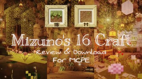 Review Download MIZUNOS CRAFT TEXTURE For MCPE And Mizunos Variant Pack ATUALIZADO