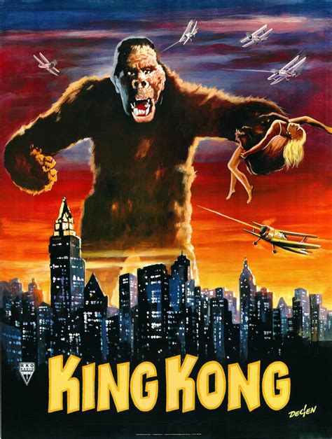 Sold Price King Kong 1933 Original German Movie Poster Art Invalid