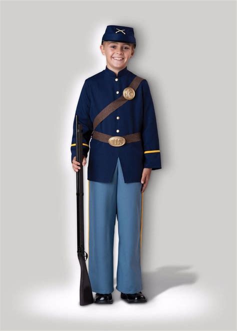 Incharacter Civil War Soldier Union America Child Boys Halloween