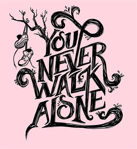 The wings tour in support of their album, having shows in south korea, the americas, and various asian countries. "You Never Walk Alone - BTS - Black Text (on Pink)" Art ...