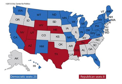 Democratic States Exceed Republican States By Four In 2018 Map