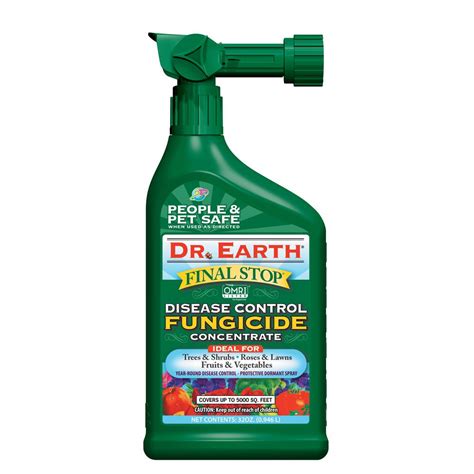 Dr Earth 32 Oz Ready To Spray Disease Control Fungicide 7004 The