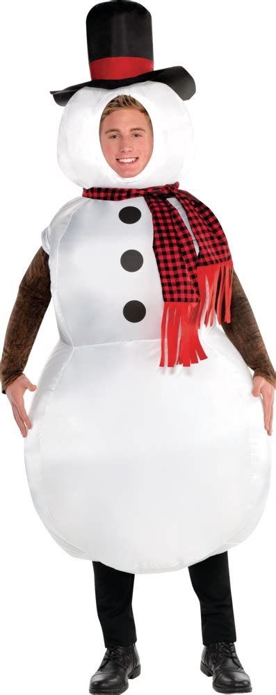 Adult Inflatable Snowman Costume Party City