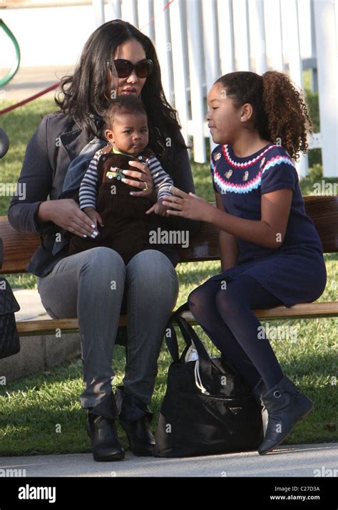 Kimora Lee Simmons Spends A Day At Cross Creek Park With Her Baby Kenzo