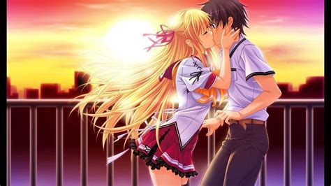 Romantic Anime Kiss Wallpapers Top Free Romantic Anime Kiss Backgrounds Wallpaperaccess