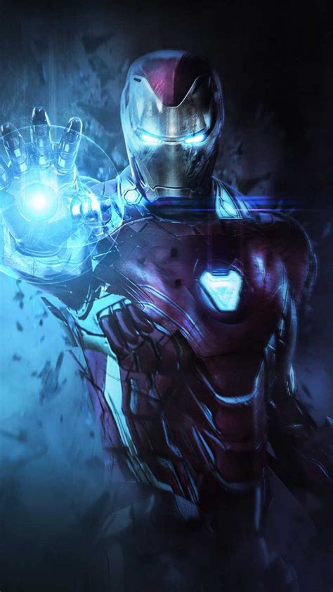 Iron Man Mark 85 Armor Avengers Endgame Iphone Wallpaper Iphone