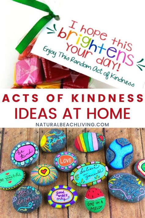 Kindness activities are just as important as teaching math, reading, and other subjects. Random Acts of Kindness Ideas at Home - Encouraging ...