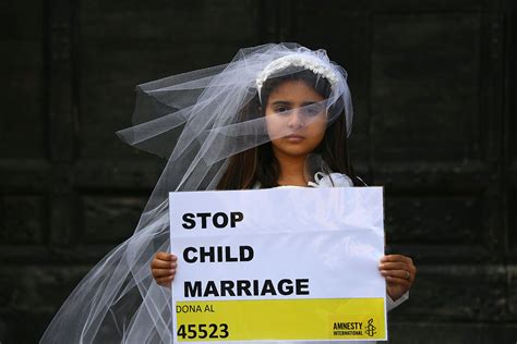 Child marriage strips girls off their right to a proper education and better opportunities. Groom 'thought he was rescuing' 14-year-old girl by ...