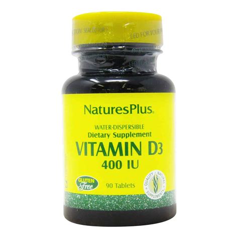 Natures Plus Vitamin D 400 Iu 90 Tablets