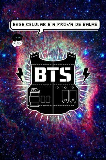 The bts logo features two trapezoids that symbolize doors, with the meaning being army meeting bts at the doors. according to the group's official twitter account, the logo conveys. ||BTS|| Wallpaper #Logo #Balãozinho | Wallpaper K-Pop ...