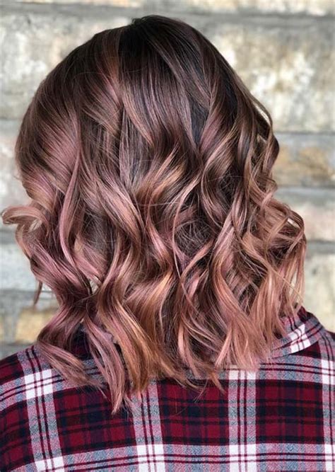 Rose Brown Hair Trend 23 Magical Rose Brown Hair Colors To Try