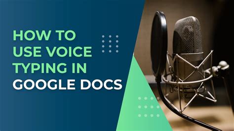 How To Use Voice Typing In Google Docs YouTube
