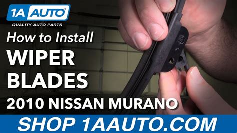 How To Replace Windshield Wiper Blades 09 14 Nissan Murano Youtube