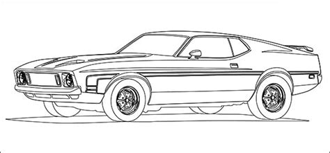 Download your favorite or all of them! 1969 Boss Mustang Car Coloring Pages | Best Place to Color