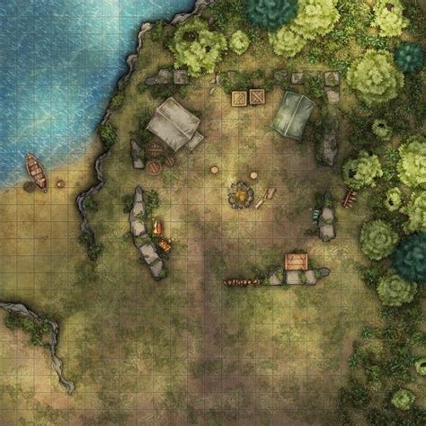 Battlemap Turanol Ruins Part 4 25x25 Oc Roll20 Fantasy Map