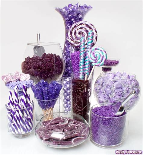 Purple Purple Candy Purple Candy Buffet Purple Candy Bar