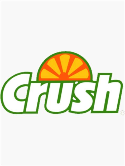 Crush Soft Drink Logo Sticker For Sale By Coolio Designs Redbubble