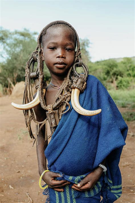 Most Dangerous African Mursi People Tribe Ethiopia Africa Photograph