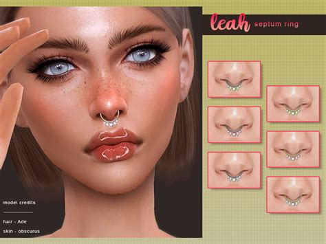 The Sims Resource Leah Septum Ring