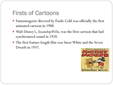 Ppt The History Of Cartoon Animation Powerpoint Presentation Free