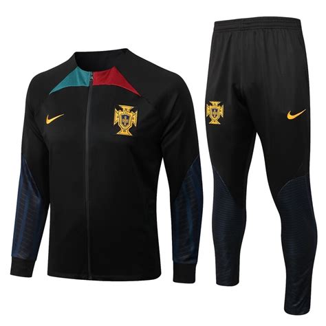 Kit Agasalho Nike Portugal 20222023 Com Zíper Longo