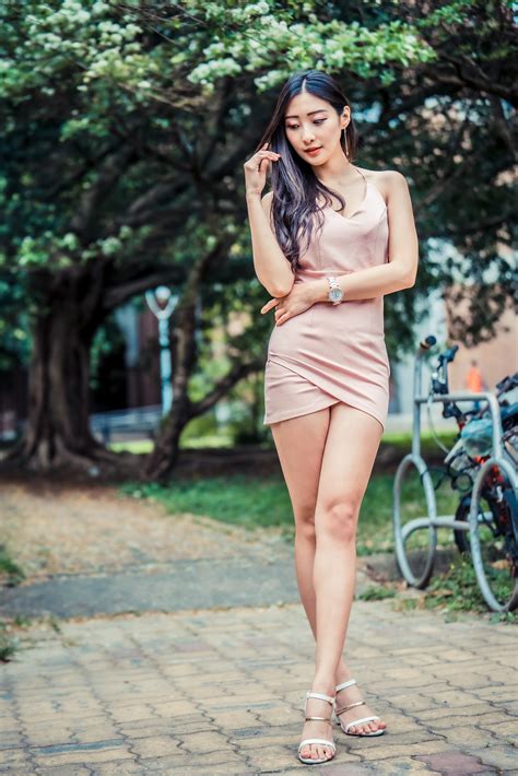 Asian Pose Legs Dress Hd Phone Wallpaper Rare Gallery