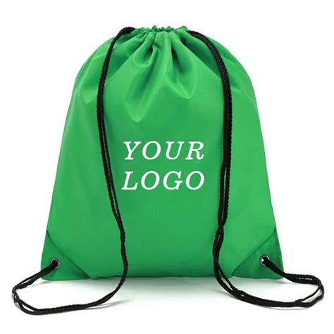 Factory Custom Promotional Drawstring Sports Backpack Bag 210d