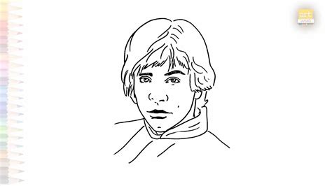 Luke Skywalker Drawing Portrait Sketches How To Draw Mark Hamill