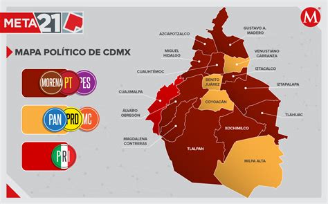 Alcald As Cdmx Qu Partidos Gobiernan Y Mapa Pol Tico Grupo Milenio