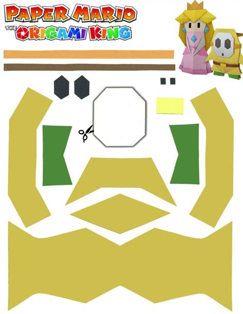 All Free Origami Prints From Paper Mario The Origami King Paper Mario
