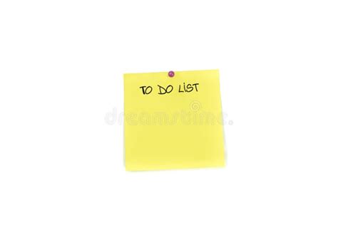 Post It Notes For A To Do List Stock Photo Image Of Information