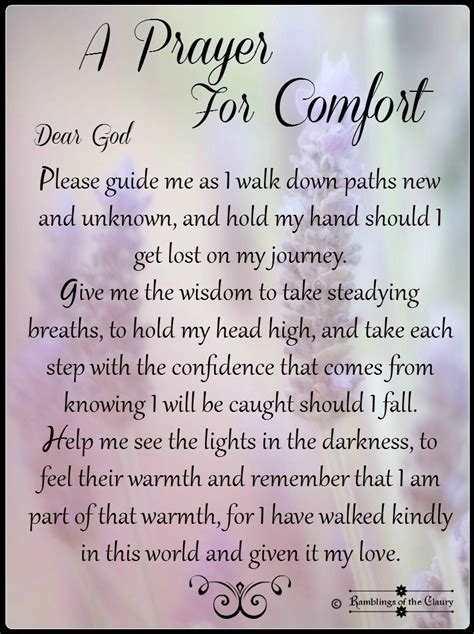 Comforting Prayer Quotes Inspiration