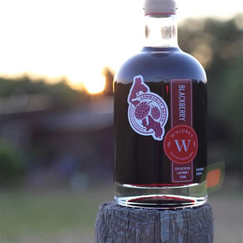 Island Picked Blackberry Liqueur — Whidbey Island Distillery