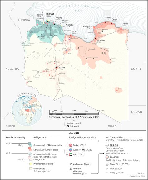 A Detailed Conflict Map On Libya Oc Rmaps