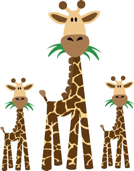 Download Baby Animal Clipart Giraffe Cartoon Jungle Animals Clipart