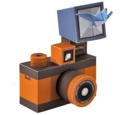 Papercraftzone Br Vintage Style Camera Papercraft By Maire Claire