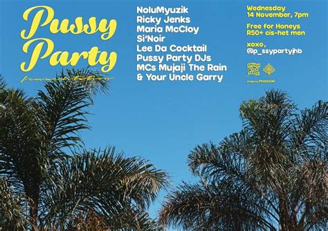 Pussy Party Tropical Paradise At Kitchener S Carvery Bar Johannesburg