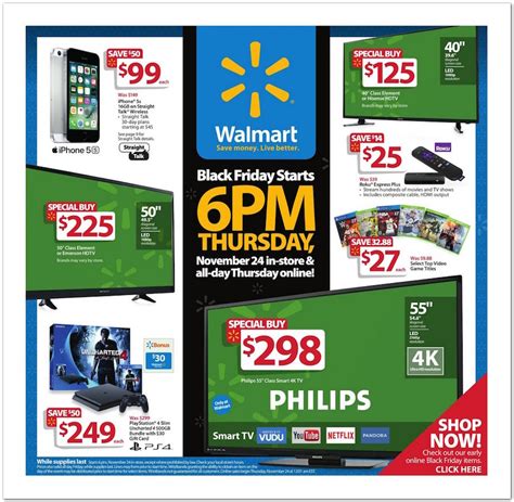 What Is Walmart's Black Friday Sale Today - Wal-Mart’s 2016 Black Friday ad is posted - Shopportunist