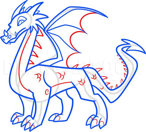 How To Draw A Dragon For Beginners Step By Step Drawing Guide By