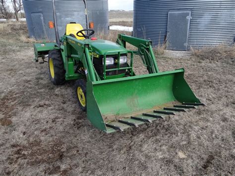 1998 Jd 4100 Tractor W Jd 410 Loader Yanmar 3 Cyl Diesel 20 Hp